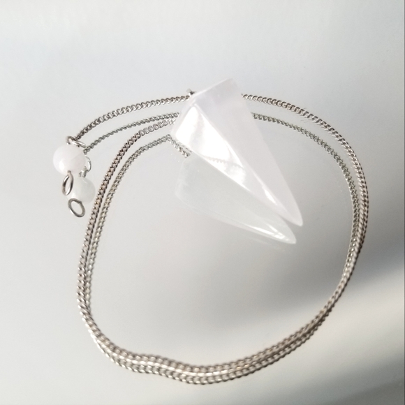 Selenite Crystal Pendulum - Picture 2 of 3